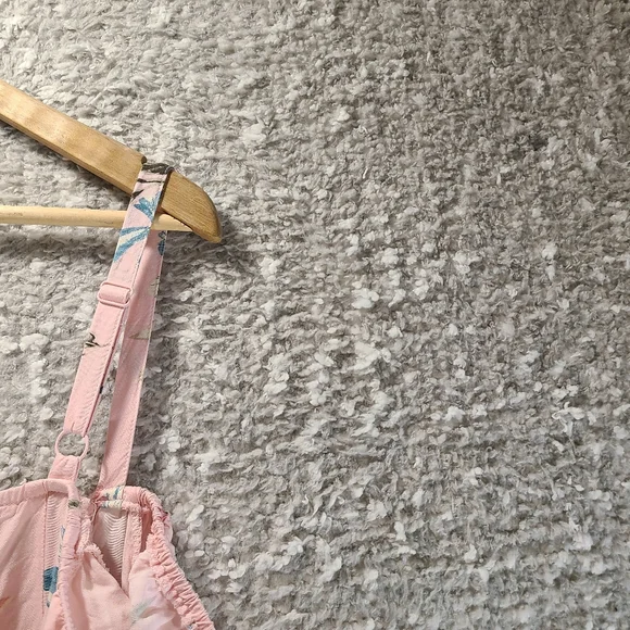 Torrid Mini Challis Cold Shoulder Trapeze Dress Pink Floral Size 4X Viscose - Picture 7 of 15